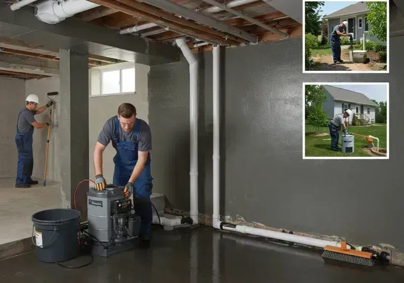 Basement Waterproofing and Flood Prevention process in Germantown, IL